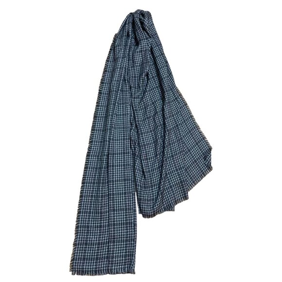 NWT LC Lauren Conrad Plaid Grey Pink Scarf - Picture 1 of 2